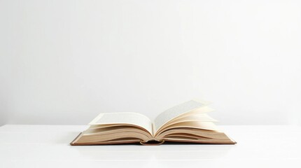 Fototapeta premium Graph Paper Notebook Isolated on White Background