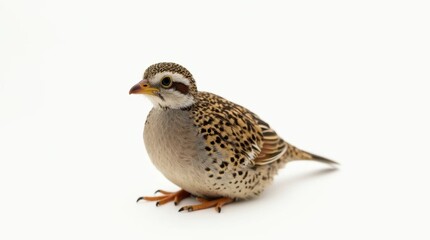 Close-up Photo of a Quail with Spotted Feathers