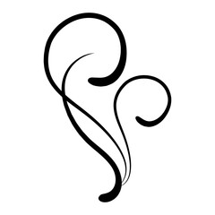 Decorative icon vector. Ornaments elements illustration sign. Decorative elements symbol or logo.