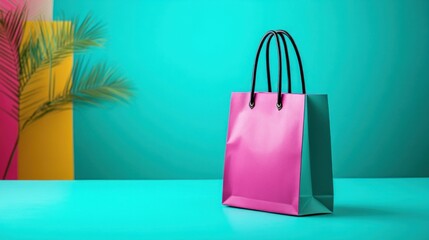 Studio shot of a reusable shopping bag, isolated with soft lighting, creating a professional and versatile look