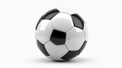 Naklejka premium Classic Black and White Soccer Ball