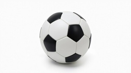 Fototapeta premium Classic Black and White Soccer Ball
