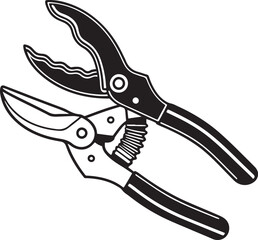 Pruners Rustic Tool for Gardening