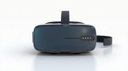Futuristic VR Headset with Sleek Design and Detailed Textures