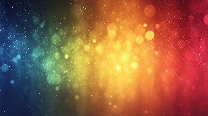 Obraz premium Rainbow bokeh lights background.