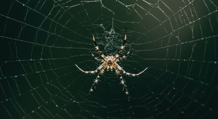 Fototapeta premium spider on the web