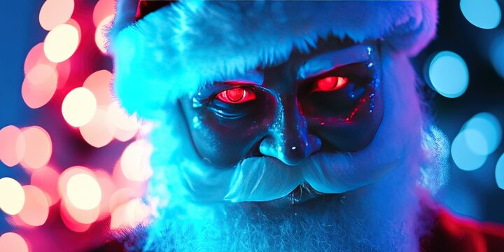 christmas technology futuristic concept