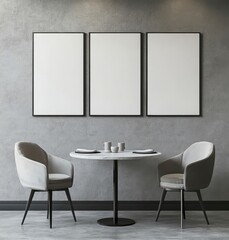 Modern Minimalist Dining Space