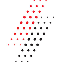 Minimalist Dotted Shape