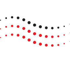 Minimalist Dotted Shape