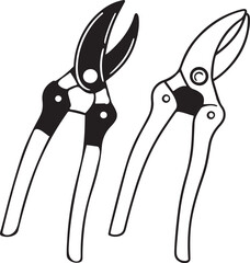 Pruners Rustic Tool for Gardening