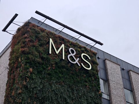 Newcastle,UK-March 5 2025:MARKS & SPENCER offers premium food,clothing & home essentials with quality,sustainability & British heritage at the heart of its brand.

