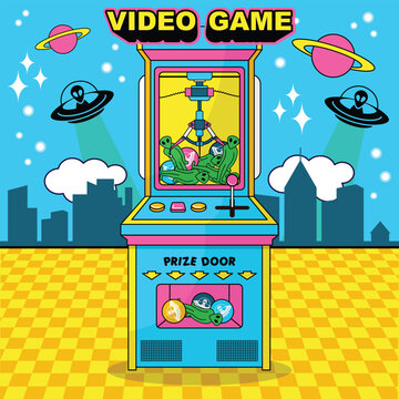 Retro Arcade: 80s Gaming Adventure