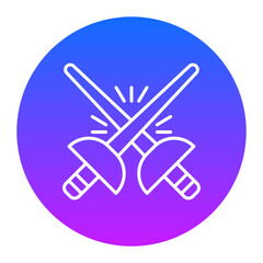 Fencing Match Icon