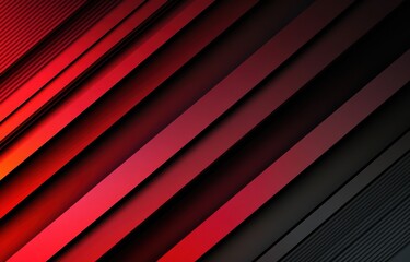 Obraz premium Abstract red and black diagonal stripes background. (1)