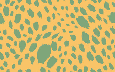 Abstract modern leopard seamless pattern. Animals trendy background. Color decorative vector stock illustration for print, card, postcard, fabric, textile. Modern ornament of stylized skin.