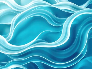 Fototapeta premium Abstract Blue Wave Background