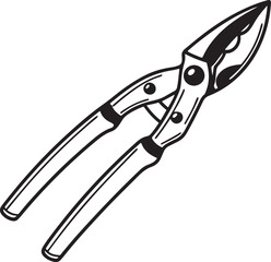 Pruners Rustic Tool for Gardening