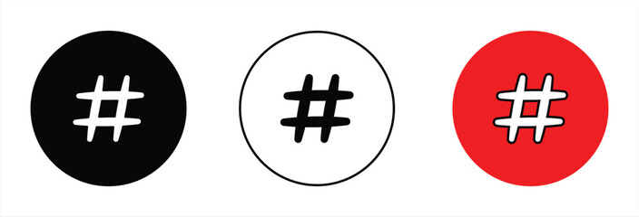 hashtag symbol icon
