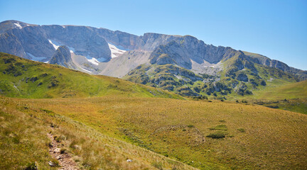 The Caucasian Biosphere Reserve. The highest peak, Mount Psheha-su.