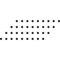 Minimalist Dotted Shape