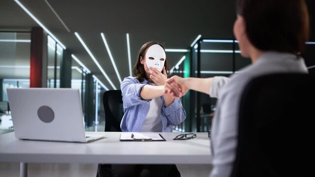 Sneaky Shady Salesman Offering Fraud Deal