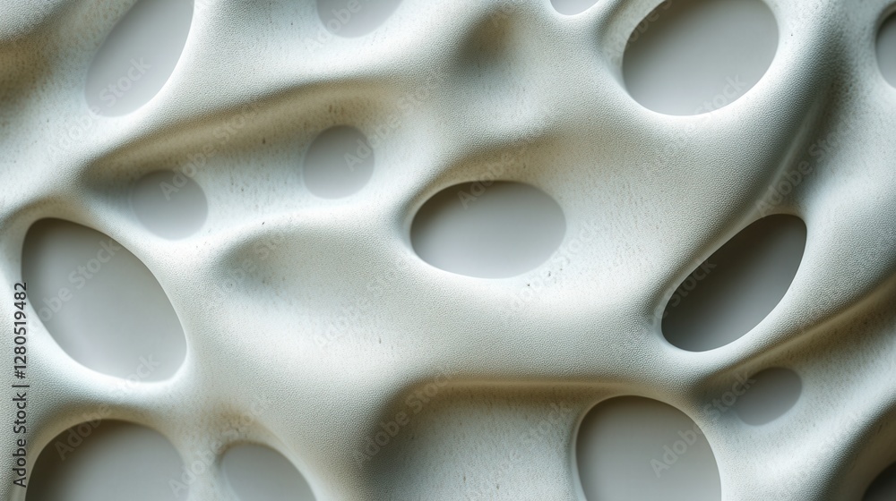Aufkleber abstract textured surface with organic forms and openings