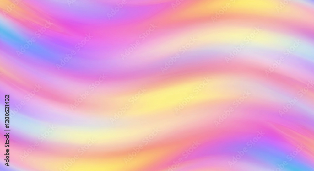Aufkleber abstract colorful background with soft lines in rainbow colors.