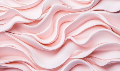 Obraz premium Soft Pink Abstract Waves with Elegant Flowing Texture