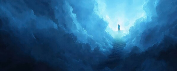 Obraz premium Surreal Light Through Clouds