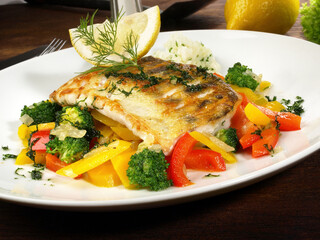 Sander Fillet with Vegetables - Pikeperch