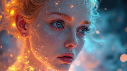 Liquid Crystal Being Close-Up