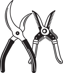 Pruners Rustic Tool for Gardening