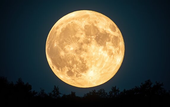 full moon in the night