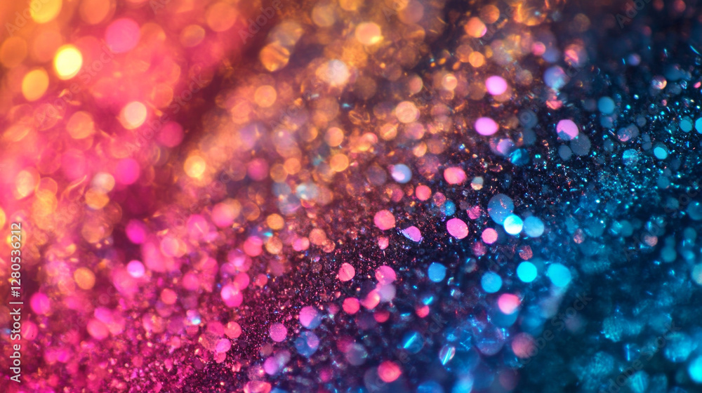 Poster vibrant holographic gradient background showcasing shimmering colors in a dazzling display of light 