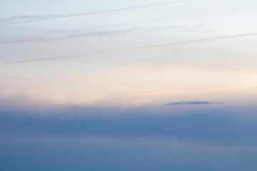 a serene aerial view of a sky