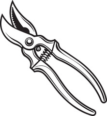 Pruners Rustic Tool for Gardening