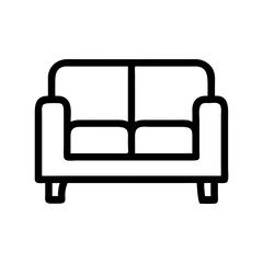sofa vector icon