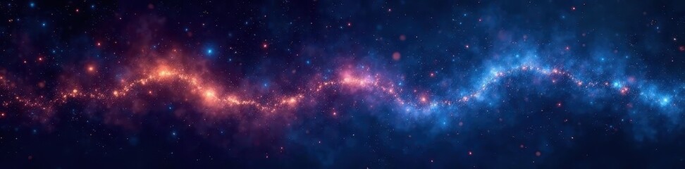 Fototapeta premium Multiple falling stars with glowing trails, dark backdrop , heavenly, glow