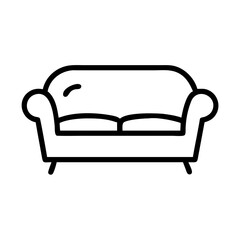 sofa vector icon