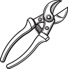 Pruners Rustic Tool for Gardening