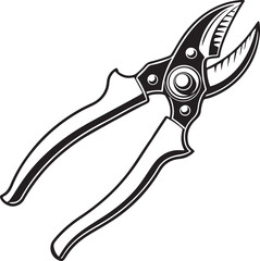 Pruners Rustic Tool for Gardening