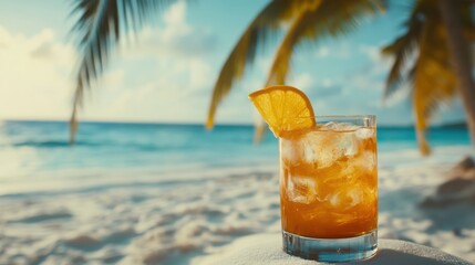 Alcohol consumption at a lively beach party with tropical drinks and music. Featuring fun and freedom