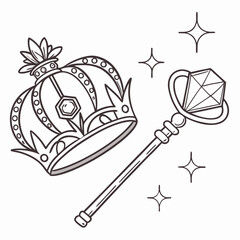 set of vector illustration of a set of colorful beach accessories