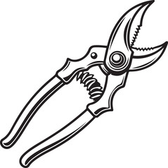 Pruners Rustic Tool for Gardening