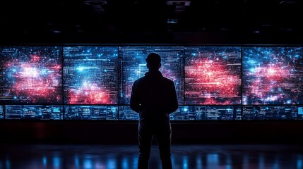 Data Analyst in Server Room