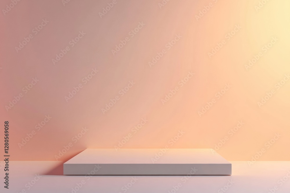 Poster Modern minimalist background with soft gradients and ample space for text placement suitable for various design projects. Generative AI
