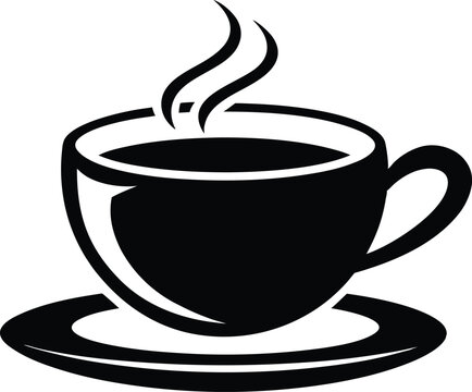 recommend clip art: Coffee cup logo icon vector illustration, Coffee cup silhouette vector design, Vector Tea Cup