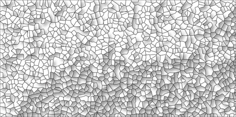 Fototapeta premium Seamless pattern with 3d shapes vector Vintage Illustration. white and black broken wall paper in decoration.