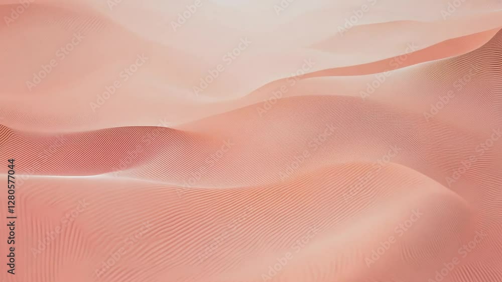 Poster gentle zoom in on a seamless loop video, 4k abstract gradient background with sine-wave oscillations